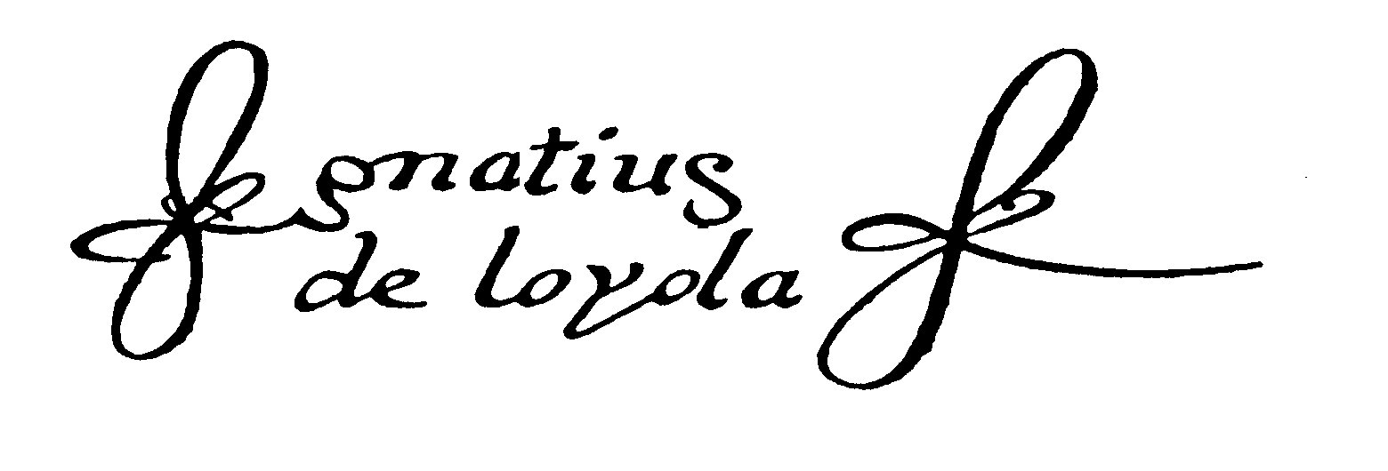 Die Unterschrift von Ignatius